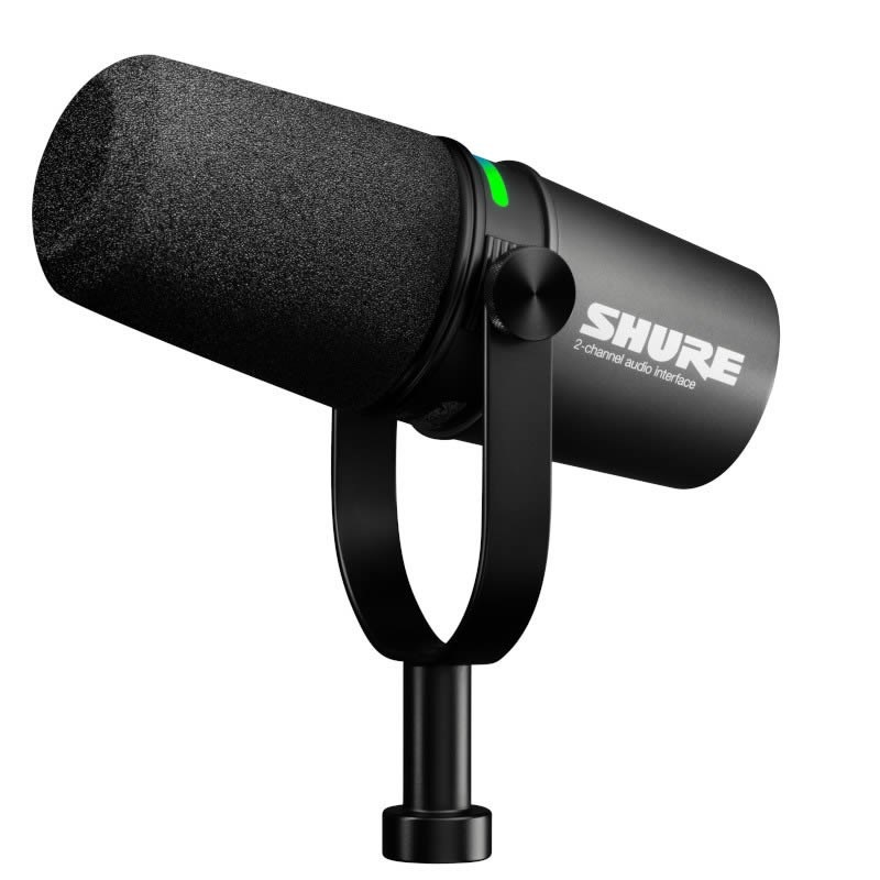 SHURE 【GW激得セール】MV7i(USB-C接続対応ダイナミック型USBマイク・XLR入力対応オーディオインターフェイス)(MV7I-J)(シュア) 画像1