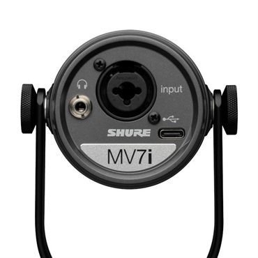 SHURE 【GW激得セール】MV7i(USB-C接続対応ダイナミック型USBマイク・XLR入力対応オーディオインターフェイス)(MV7I-J)(シュア) 画像3