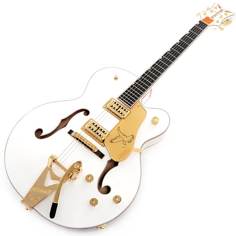 GRETSCH G6136TG Players Edition Falcon Hollow Body with String-Thru Bigsby (White/Ebony Fingerboard) 画像1