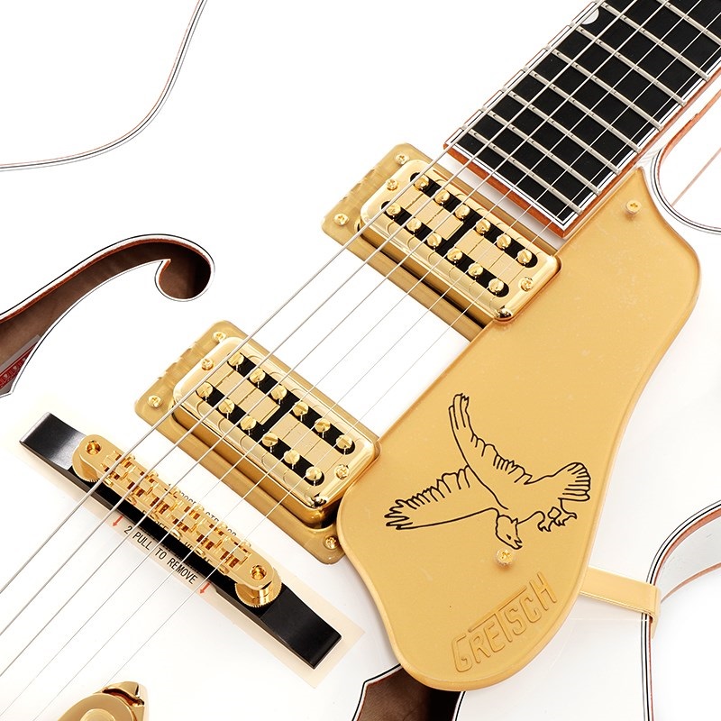 GRETSCH G6136TG Players Edition Falcon Hollow Body with String-Thru Bigsby (White/Ebony Fingerboard) 画像3