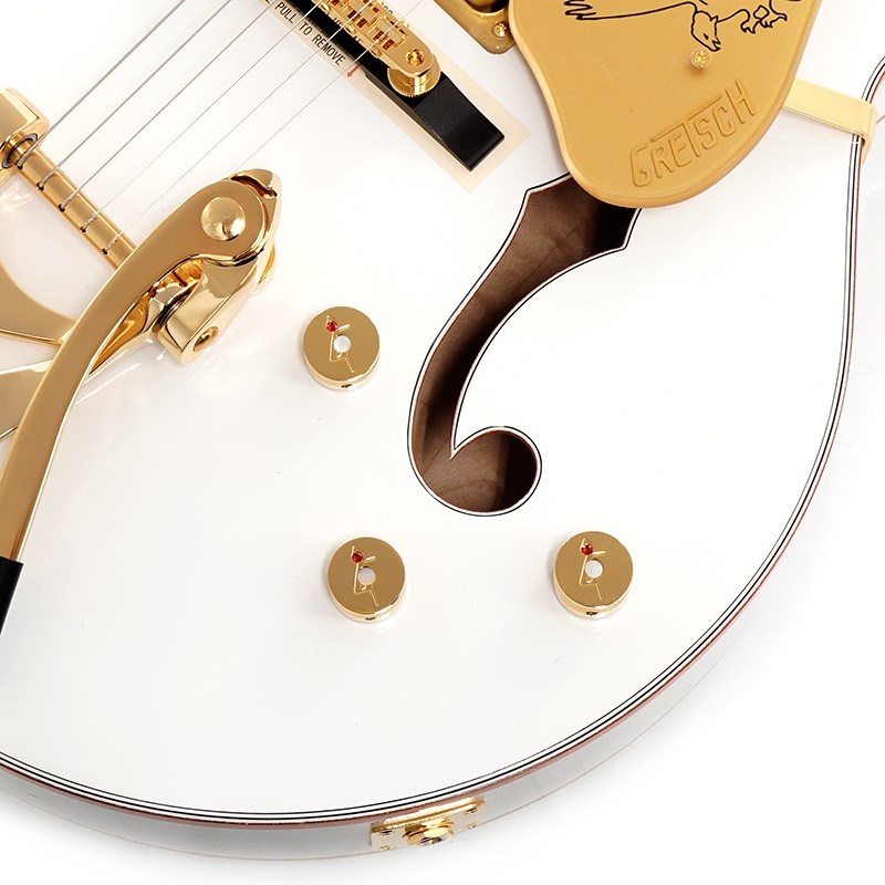 GRETSCH G6136TG Players Edition Falcon Hollow Body with String-Thru Bigsby (White/Ebony Fingerboard) 画像4