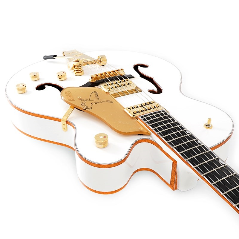 GRETSCH G6136TG Players Edition Falcon Hollow Body with String-Thru Bigsby (White/Ebony Fingerboard) 画像8