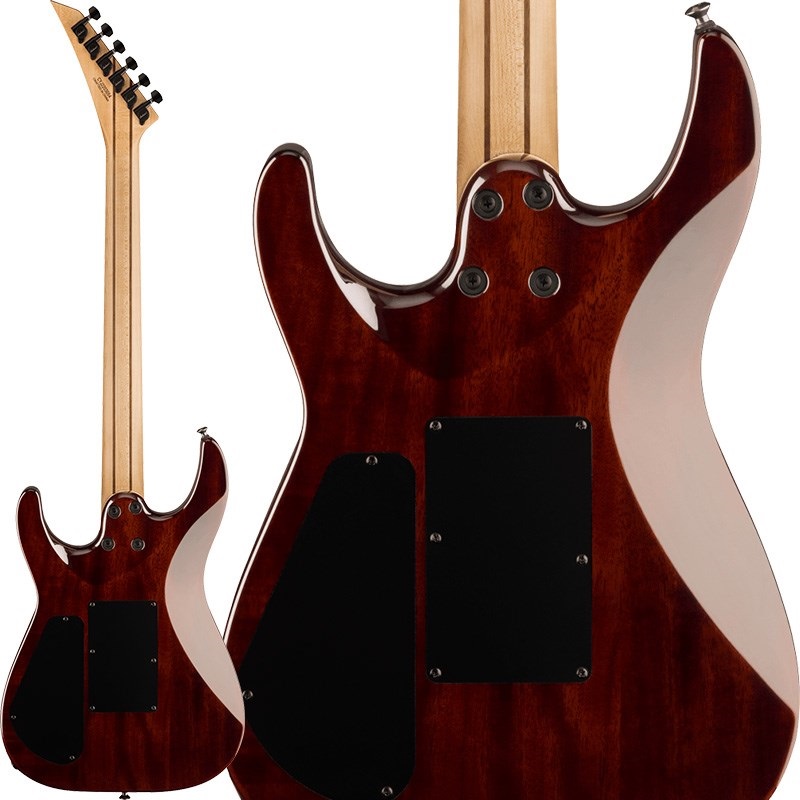 Jackson Pro Plus Series Dinky DKAQ (Ghost Burst/Ebony) 画像1