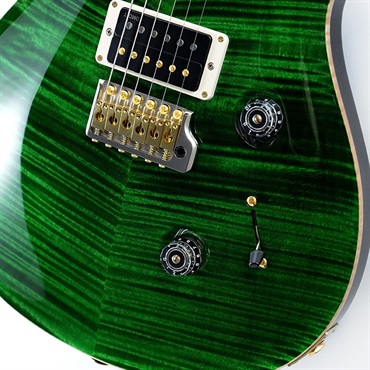 PRS Custom 24 エレキギター ever green PRS 2006 Custom 24 10top moon inray / Emerald Green w/HC