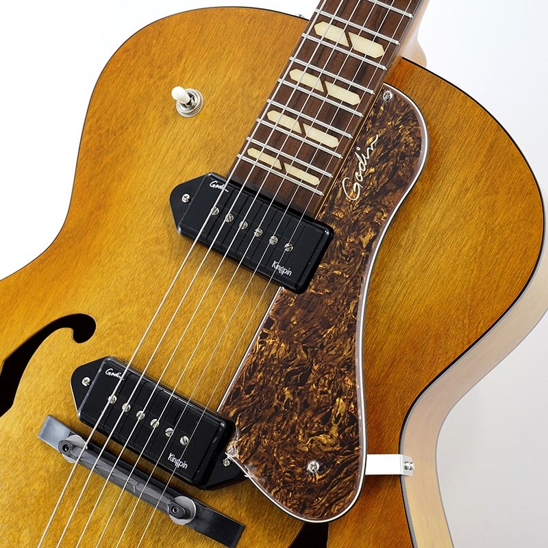 Godin 5th Avenue Jumbo P90 Harvest Gold展示特価！ ｜イケベ