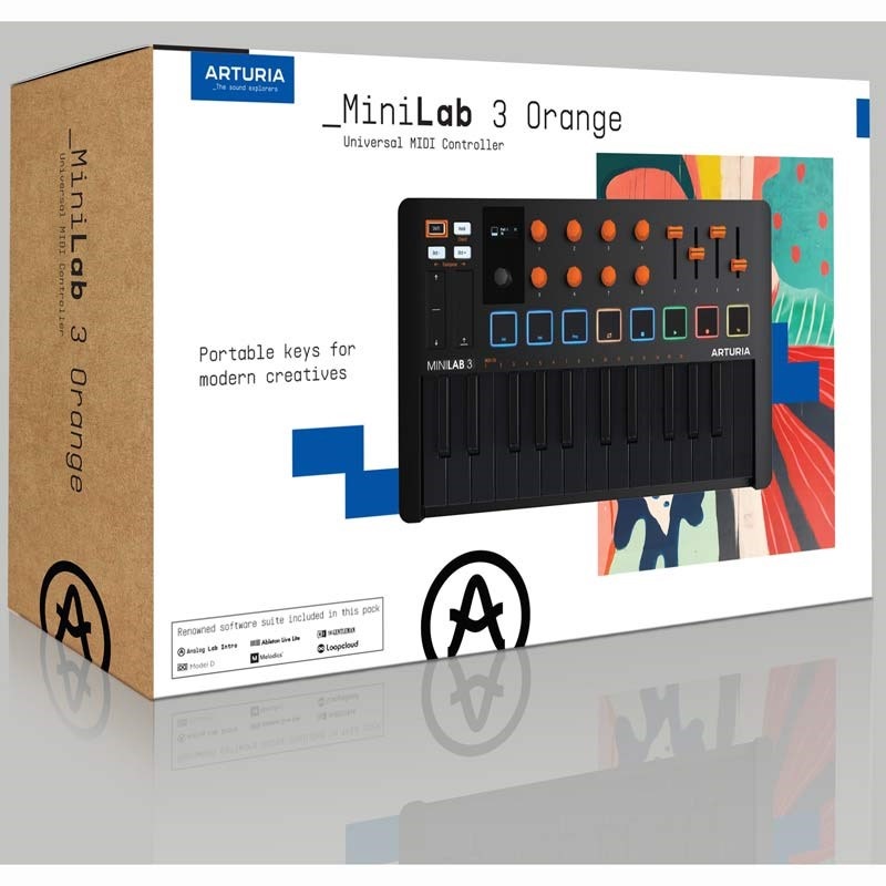 Arturia MINILAB 3 ORANGE (アートリア)(ミニラボ)(オレンジ) 画像5
