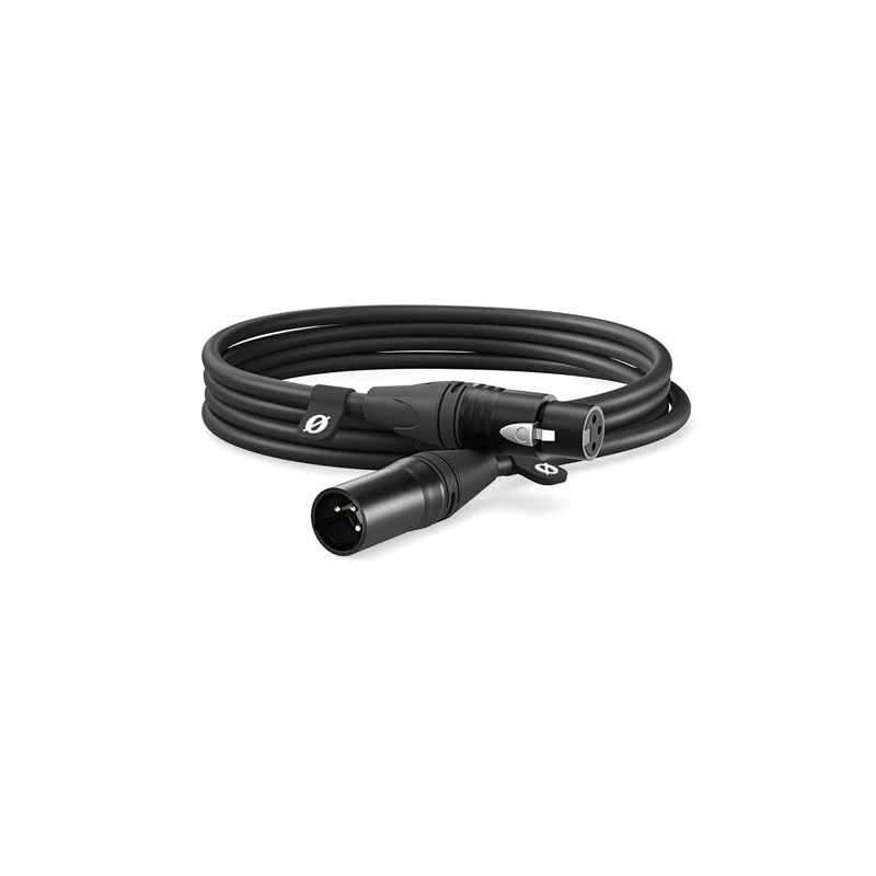 RODE XLR-3(3.0m)(ブラック)(ロード)(XLR ケーブル) 画像1