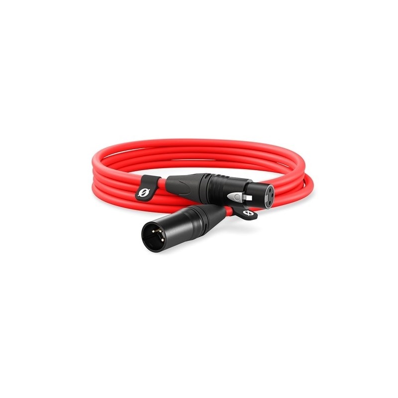RODE XLR-3(3.0m)(レッド)(ロード)(XLR ケーブル) 画像1