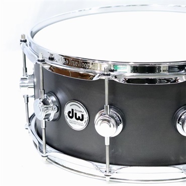 dw DRSO0614SSC107 [Collector's Pure Maple Snare Drum Standard Shell 14''×6'' - Ebony Satin Oil] 画像1