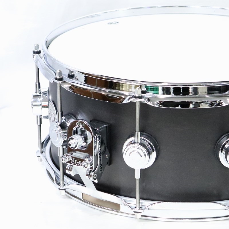 dw DRSO0614SSC107 [Collector's Pure Maple Snare Drum Standard Shell 14''×6'' - Ebony Satin Oil] 画像2