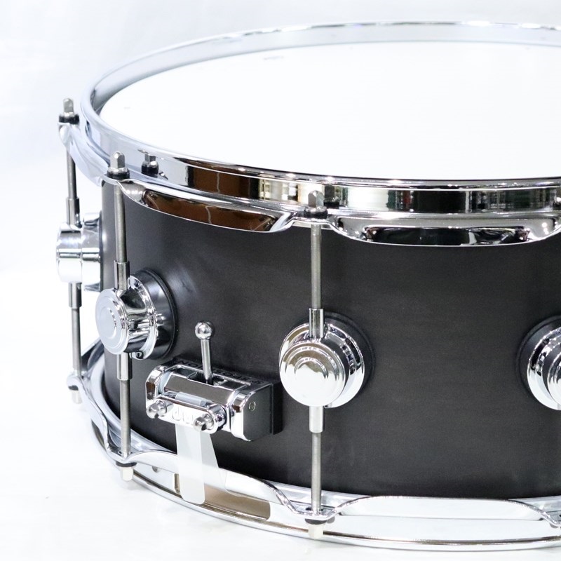 dw DRSO0614SSC107 [Collector's Pure Maple Snare Drum Standard Shell 14''×6'' - Ebony Satin Oil] 画像4