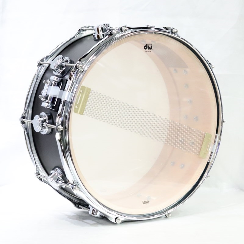 dw DRSO0614SSC107 [Collector's Pure Maple Snare Drum Standard Shell 14''×6'' - Ebony Satin Oil] 画像6
