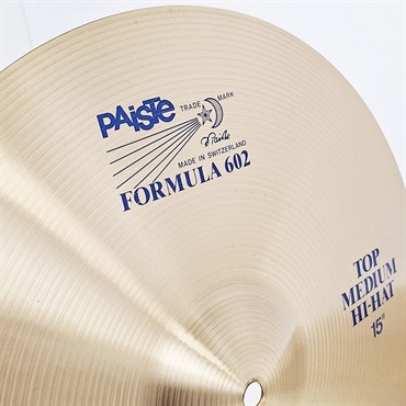 PAiSTe USED 中古 1986s Formula 602Medium HiHat 15 Pair[Top:1024g/Bottom:1170g] 画像3