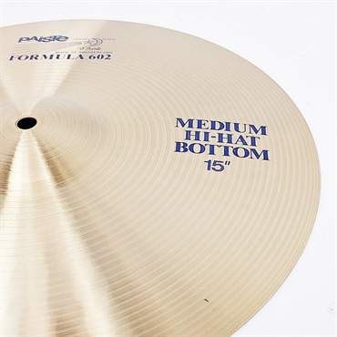 PAiSTe USED 中古 1986s Formula 602Medium HiHat 15 Pair[Top:1024g/Bottom:1170g] 画像5