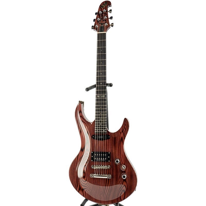 ESP 【USED】RODEOholic FLAME ROSE BROWN Neck Repair DiMarzio ClipLock Strap Modified【SN. K1128503】 画像1