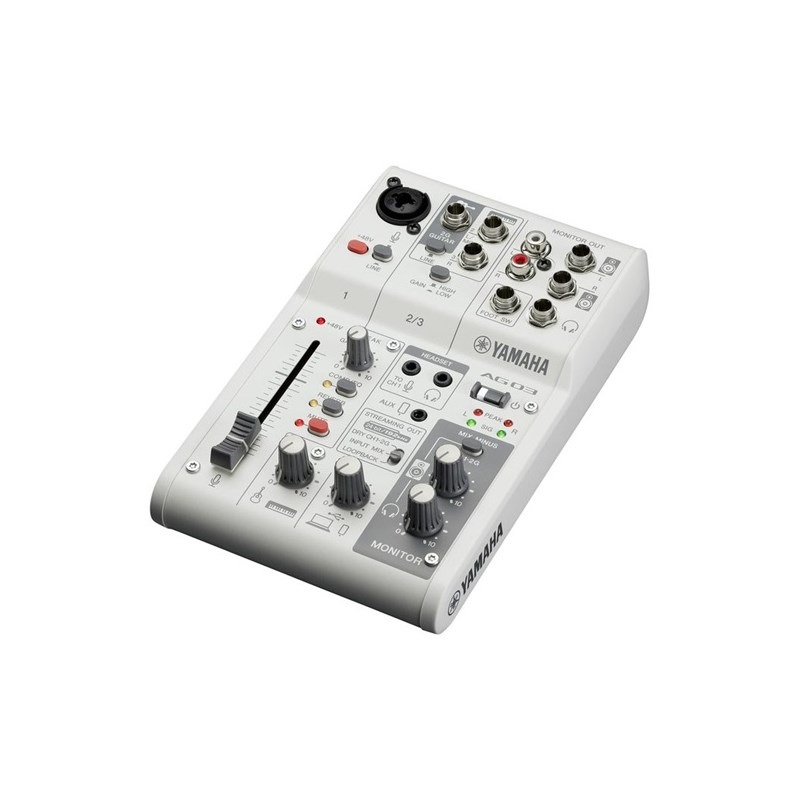 YAMAHA AG03MK2 W【数量限定特価・メーカー再生B級アウトレット】(ヤマハ)(USBミキサー)(配信用インターフェース) 画像1