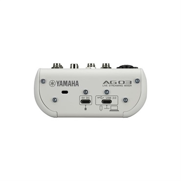 YAMAHA AG03MK2 W【数量限定特価・メーカー再生B級アウトレット】(ヤマハ)(USBミキサー)(配信用インターフェース) 画像2