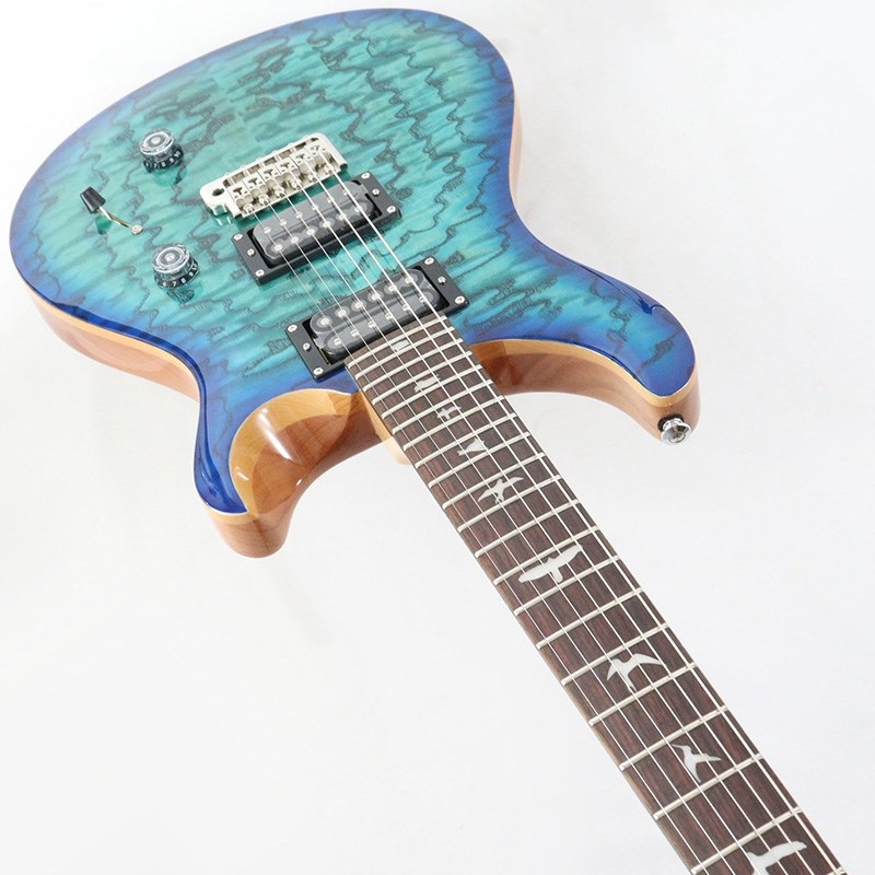 P.R.S. SE Custom 24 Burled Ash Limited Edition (Lake Blue