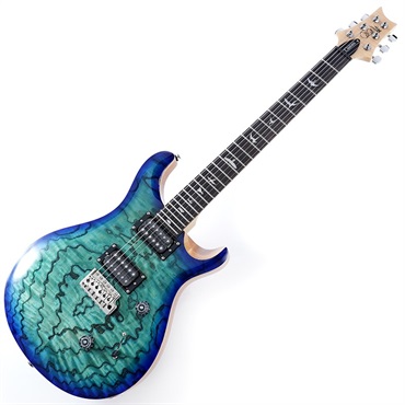 P.R.S. SE Custom 24 Burled Ash Limited Edition (Lake Blue