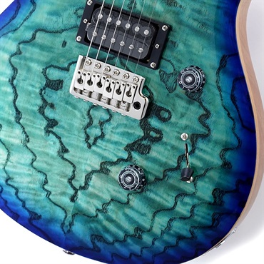P.R.S. SE Custom 24 Burled Ash Limited Edition (Lake Blue
