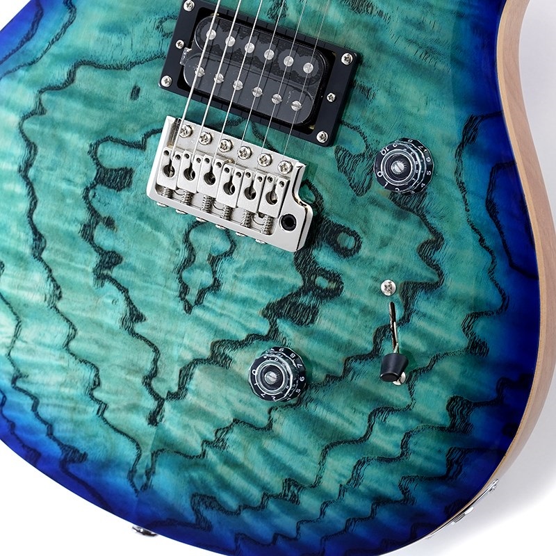 P.R.S. SE Custom 24 Burled Ash Limited Edition (Lake Blue