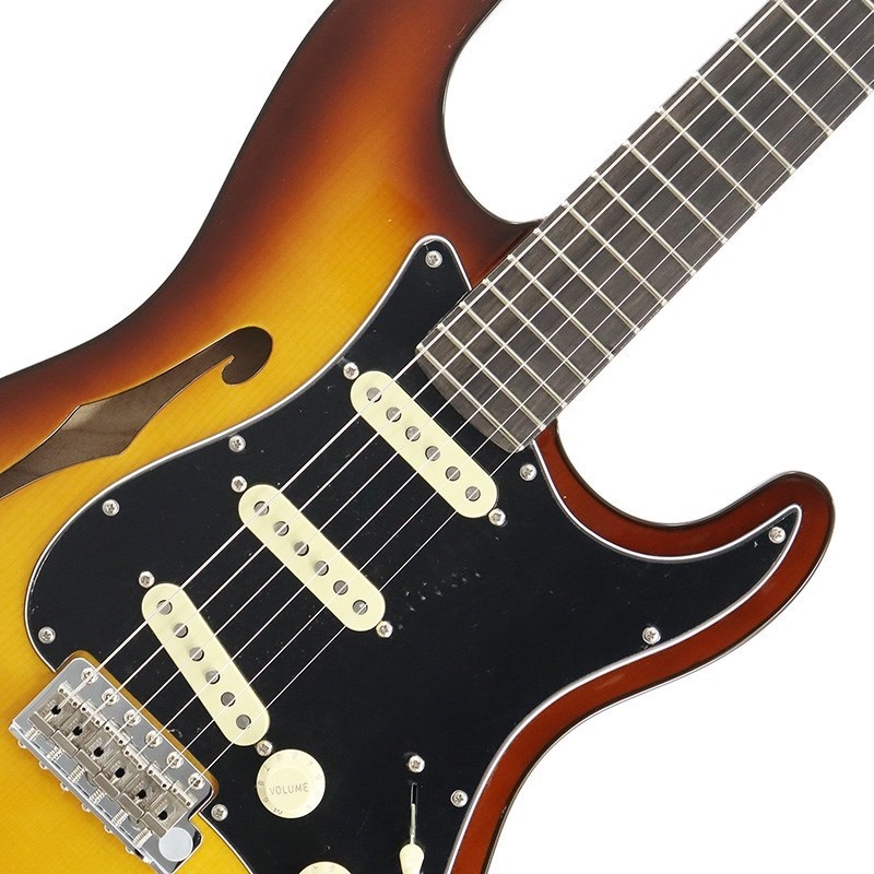 Fender USA Limited Edition Suona Stratocaster Thinline (Violin Burst/Ebony Fingerboard) 【特価】 画像3