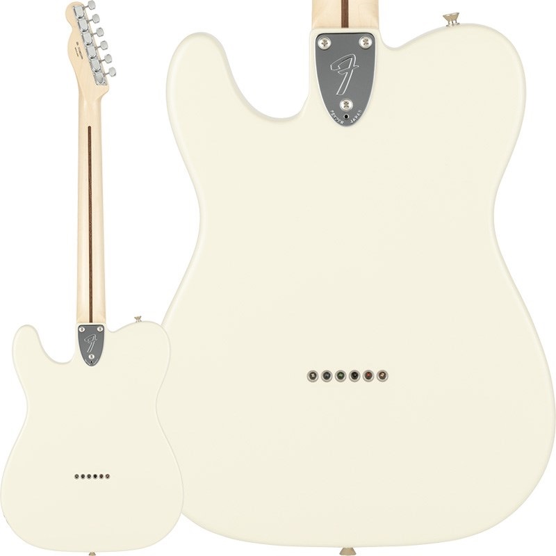 Fender Made in Japan Traditional 70s Telecaster Thinline (Olympic White/Maple) 画像1