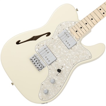Fender Made in Japan Traditional 70s Telecaster Thinline (Olympic White/Maple) 画像2
