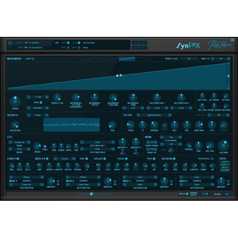 Rob Papen SynFeX (ロブパペン)(ソフトシンセ)(代引不可)(オンライン納品) 画像1