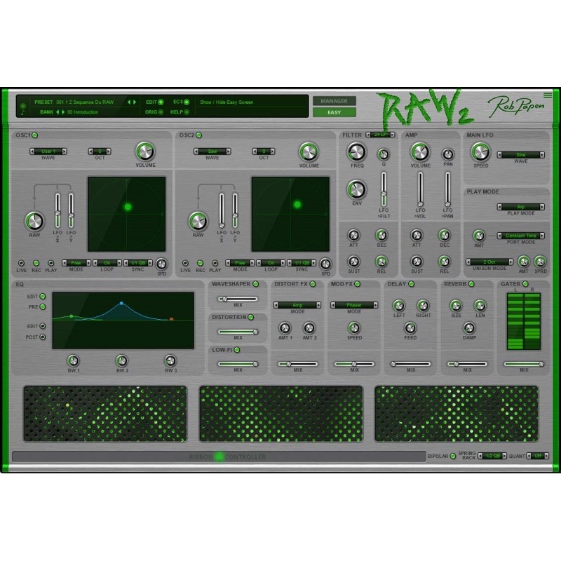 Rob Papen RAW 2 (ロブパペン)(ソフトシンセ)(代引不可)(オンライン納品) 画像1