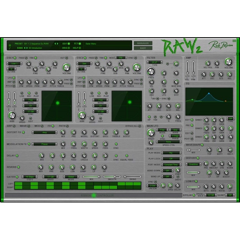 Rob Papen RAW 2 (ロブパペン)(ソフトシンセ)(代引不可)(オンライン納品) 画像4