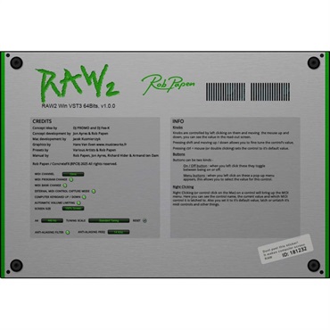 Rob Papen RAW 2 (ロブパペン)(ソフトシンセ)(代引不可)(オンライン納品) 画像7