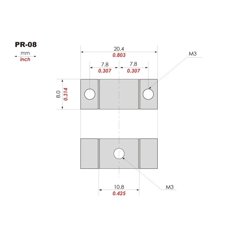KTS 【在庫処分特価】PR-08 TELE(R)3pcs. スタイルブリッジ用KTSチタンサドル 画像1
