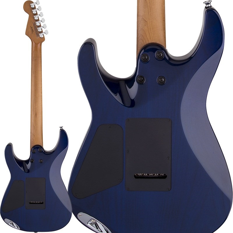 Charvel Pro-Mod Series DK24 HH 2PT CM QM (Chlorine Burst/Caramelized Maple) 画像1
