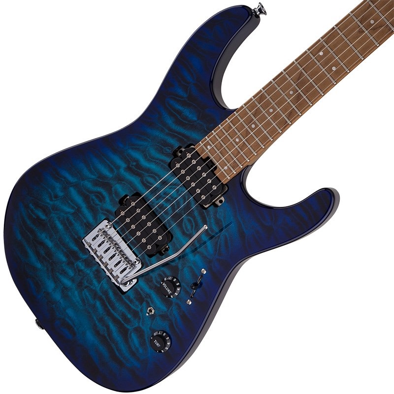 Charvel Pro-Mod Series DK24 HH 2PT CM QM (Chlorine Burst/Caramelized Maple) 画像2