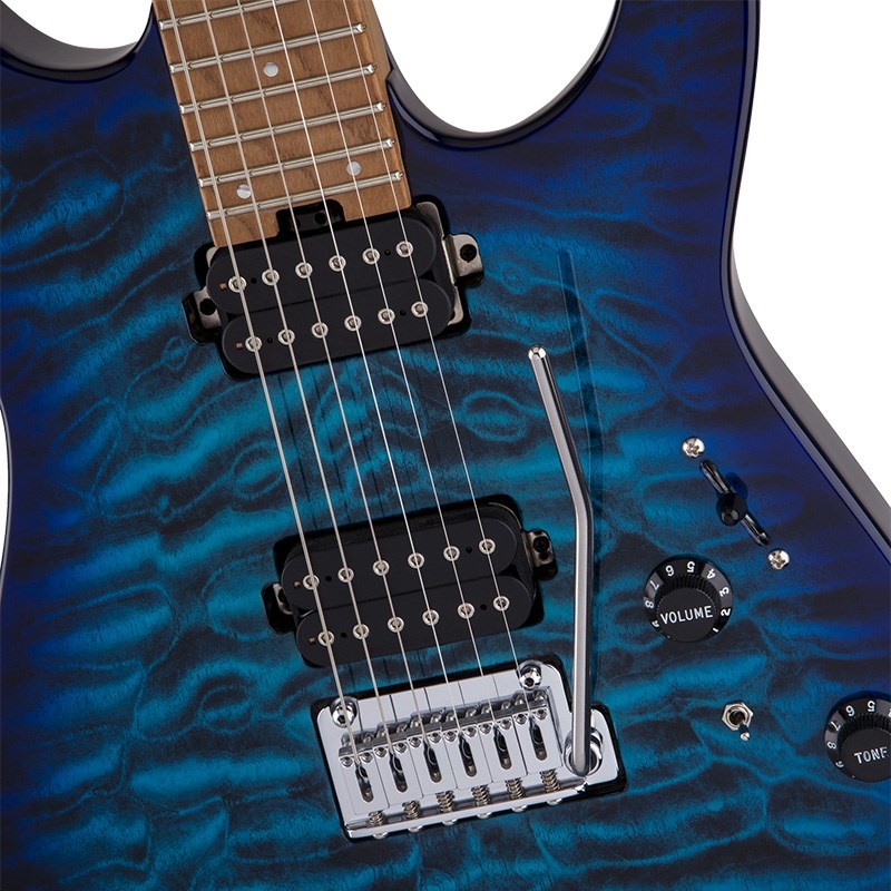 Charvel Pro-Mod Series DK24 HH 2PT CM QM (Chlorine Burst/Caramelized Maple) 画像3
