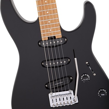 Charvel Pro-Mod Series DK22 SSS 2PT CM (Gloss Black/Caramelized Maple) 画像3