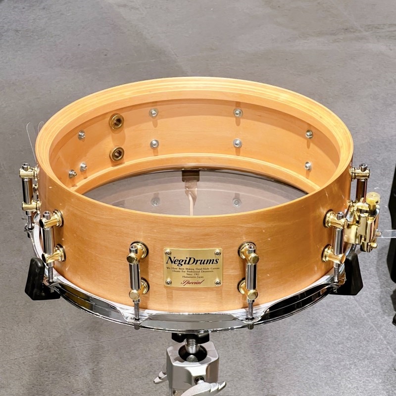 Negi Drums WSR-M K1450D-S2N [Maple Snare Drum / 14×5]【Made in Japan】【数量限定特価品】 画像4