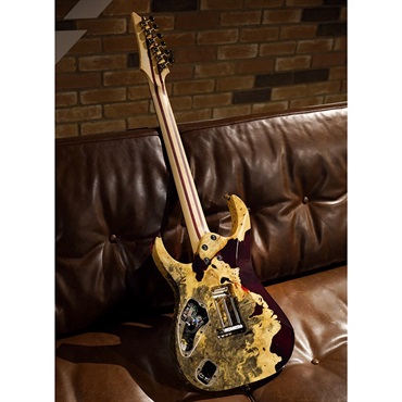 Ibanez Ikebe 50th Anniversary j-custom IKRG50TH Buckeye Burl (Red Reisn) SN.A25306 画像2
