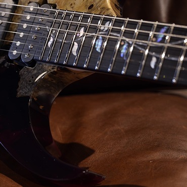 Ibanez Ikebe 50th Anniversary j-custom IKRG50TH Buckeye Burl (Red Reisn) SN.A25305 画像7