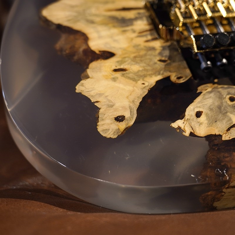 Ibanez Ikebe 50th Anniversary j-custom IKRG50TH Buckeye Burl (Smoke Reisn) SN.A25307 画像4