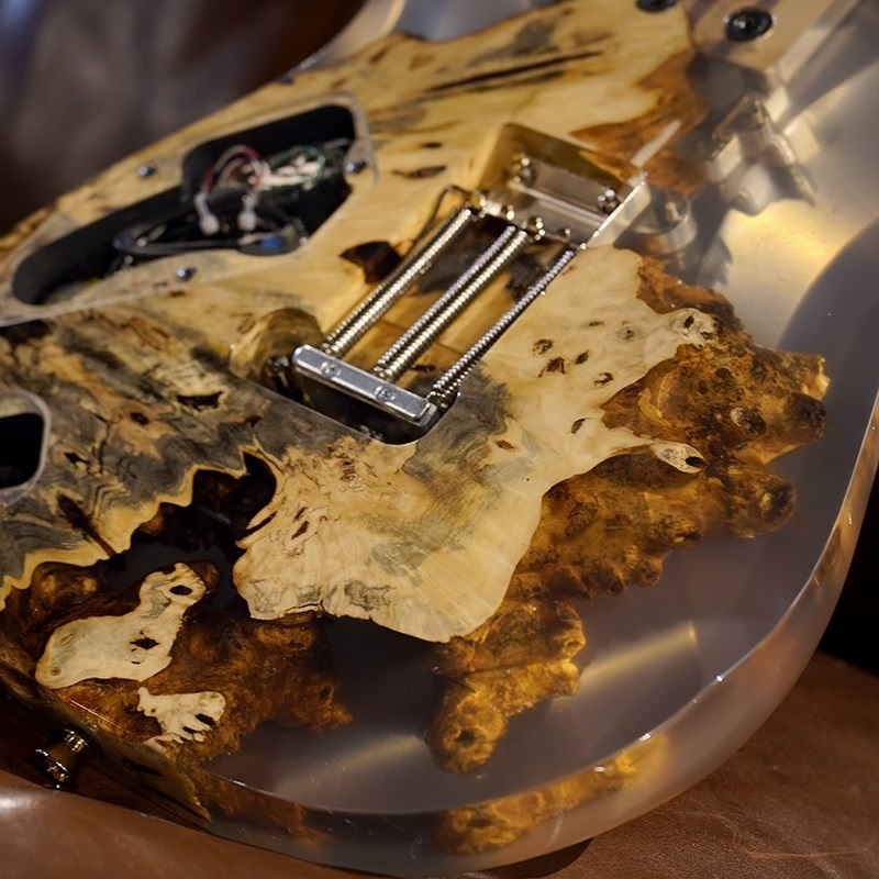 Ibanez Ikebe 50th Anniversary j-custom IKRG50TH Buckeye Burl (Smoke Reisn) SN.A25307 画像5