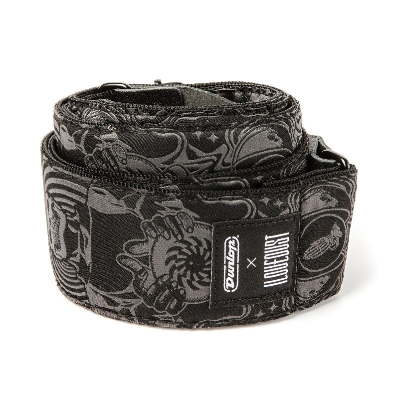 Dunlop (Jim Dunlop) I Love Dust Jacquard Straps  ENDLESS MIDNIGHT (ILD13) 画像1
