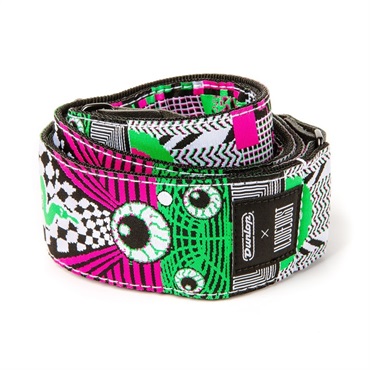 Dunlop (Jim Dunlop) I Love Dust Jacquard Straps MNEMONIC FUZZ (ILD14) 画像1