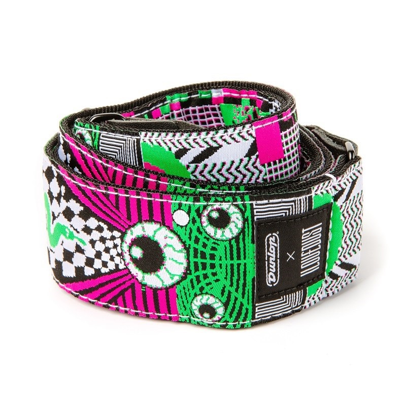 Dunlop (Jim Dunlop) I Love Dust Jacquard Straps MNEMONIC FUZZ (ILD14) 画像1