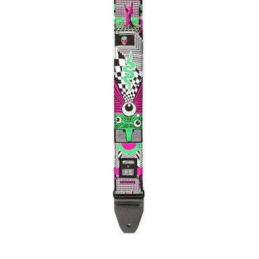 Dunlop (Jim Dunlop) I Love Dust Jacquard Straps MNEMONIC FUZZ (ILD14) 画像2