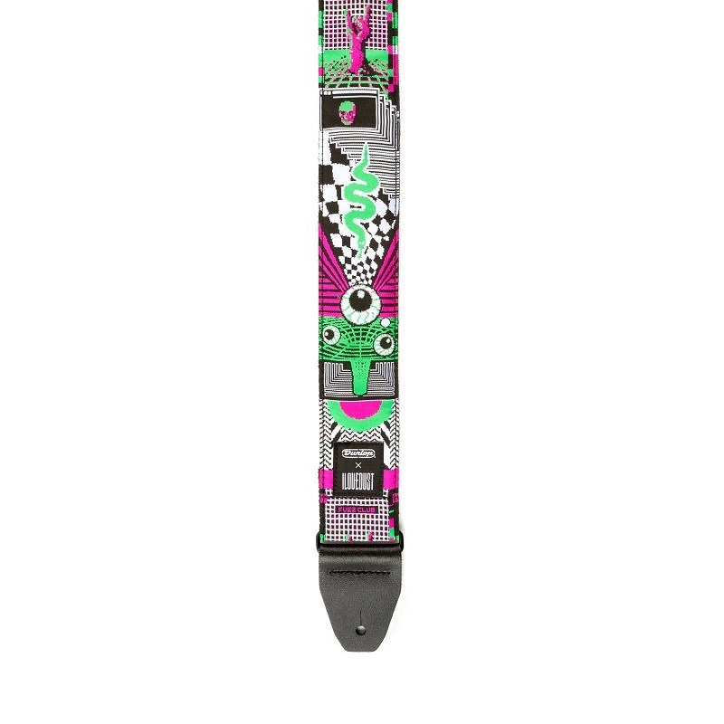 Dunlop (Jim Dunlop) I Love Dust Jacquard Straps MNEMONIC FUZZ (ILD14) 画像2