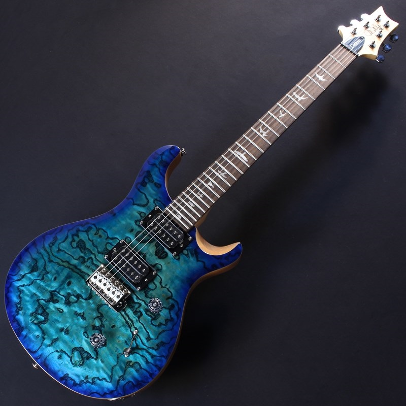 P.R.S. SE Custom 24 Burled Ash Limited Edition (Lake Blue) #CTI G108670 画像1