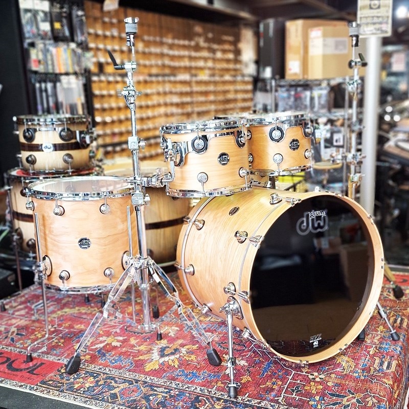 dw Performance Limited Edition Birch 4pc Drum Kit [BD22，FT16，TT12&10/Natural Satin Oil] 画像1
