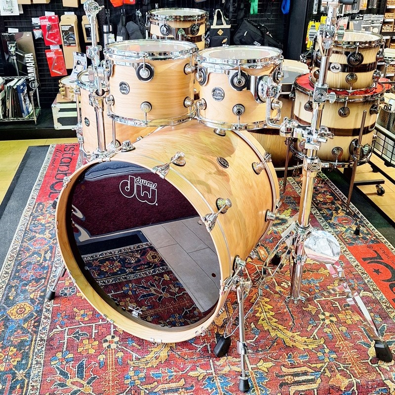 dw Performance Limited Edition Birch 4pc Drum Kit [BD22，FT16，TT12&10/Natural Satin Oil] 画像2